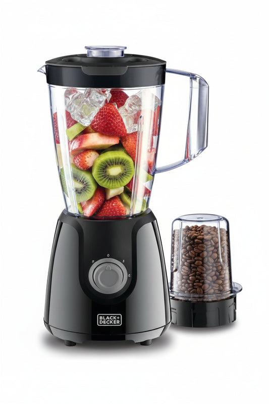 Black+Decker 400W Blender with Grinder Mill, BX4130 Blender BL-BX4130