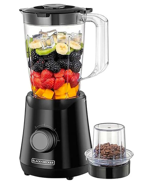 Black+Decker 500 Watts Blender with Grinder Mill, BX530 Blender BL-BX530
