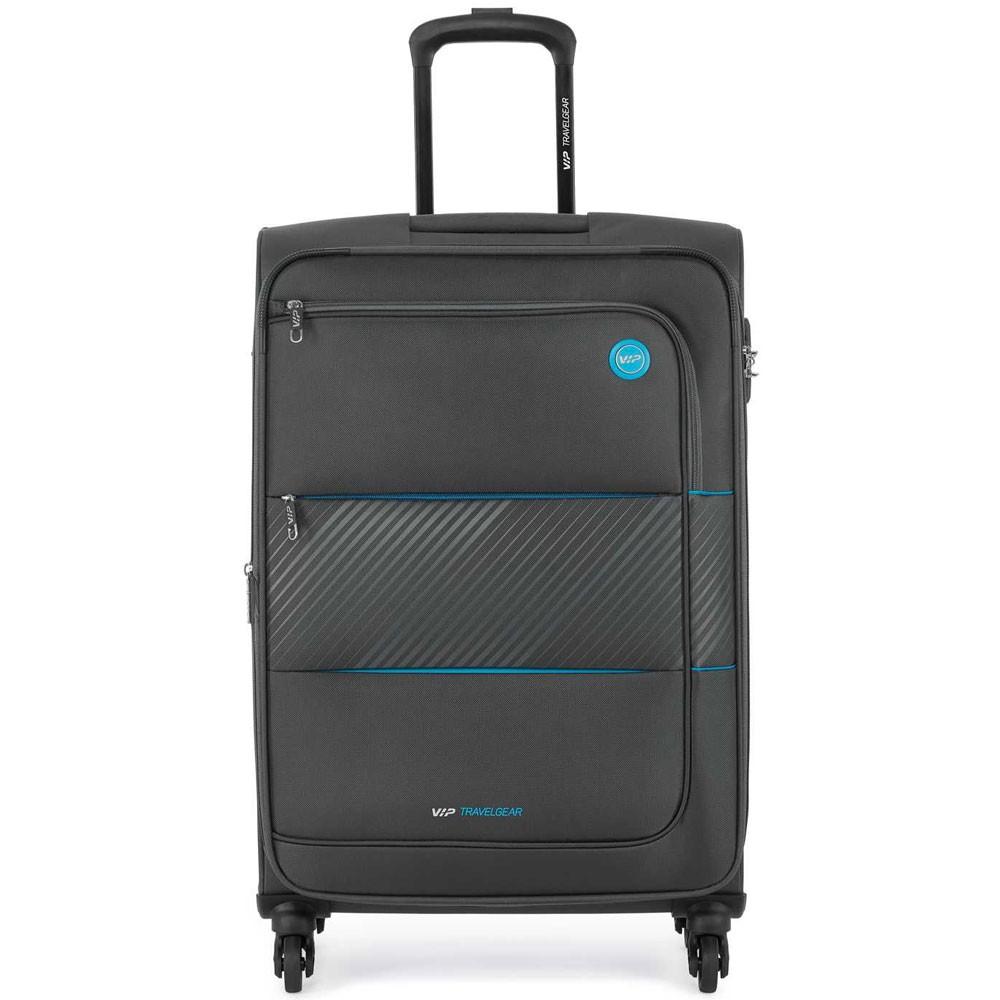 VIP California 79cm, 4 Wheel Large Size Trolley, Grey, CFONIA79GR