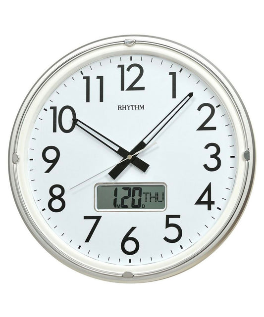 Rhythm, Unisex, Analog Watch, Silver Dial, RH-CFG717NR19