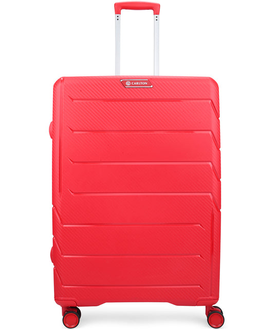 Carlton CA-CHROMAACTIVE66RED 76cm Red Hard Top Trolley