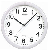 Rhythm Wall Clock, Basic Clock With 3D Numerals Dial, CMG434NR03