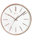 Rhythm, 3D Index with Convex Glass Silent Silky Move Clock, CMG437NR13