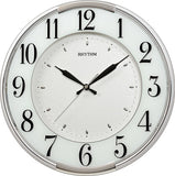 Rhythm Wall Clock, Mirror finish Glass With 3D Index & Silent Silky Move, CMG527NR03
