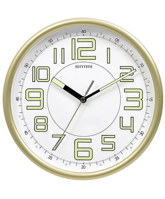 Rhythm, Unisex, Analog Watch, Gold Dial, RH-CMG596NR18