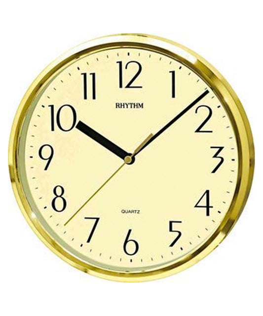 Rhythm, Unisex, Analog Watch, Gold Dial, RH-CMG839AZ18