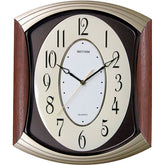 Rhythm Wall Clock,3D Numerals, Silent Silky, CMG856NR06