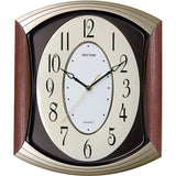 Rhythm Wall Clock,3D Numerals, Silent Silky, CMG856NR06