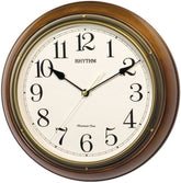 Rhythm Wall Clock, Wooden Case, CMH722CR06