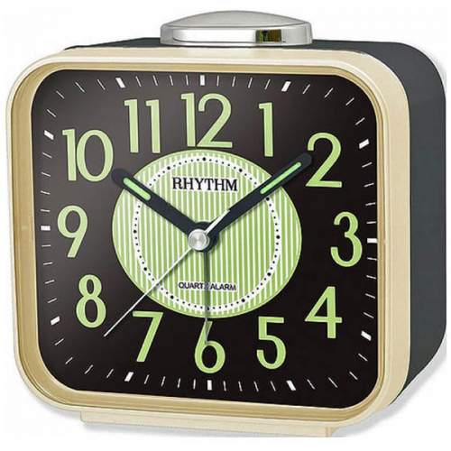 Rhythm Alarm Clock,With Bell & Super Silent Move, CRA629NR18