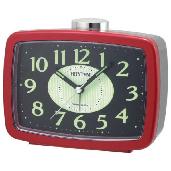 Rhythm Alarm Clock,With Bell & Super Silent Move, CRA630NR01