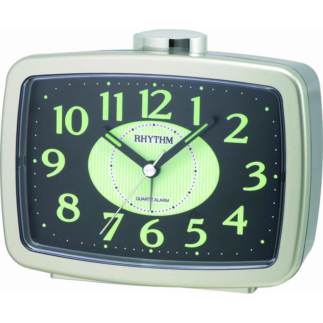 Rhythm Alarm Clock,,With Bell & Super Silent Move, CRA630NR18