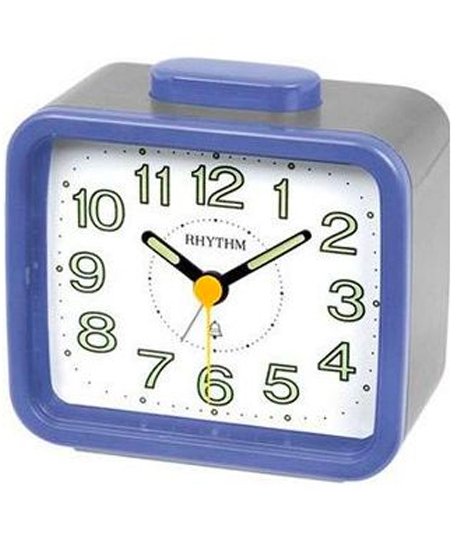 Rhythm Alarm Clock,With Bell & Super Silent Move, CRA637WR04
