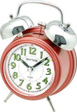 Rhythm Alarm Clock, With Super Bell, Snooze, Light & Super Silent Move, CRA844NR01