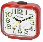 Rhythm Alarm Clock, With Bell, Snooze, Light & Super Silent Move, CRA848NR01