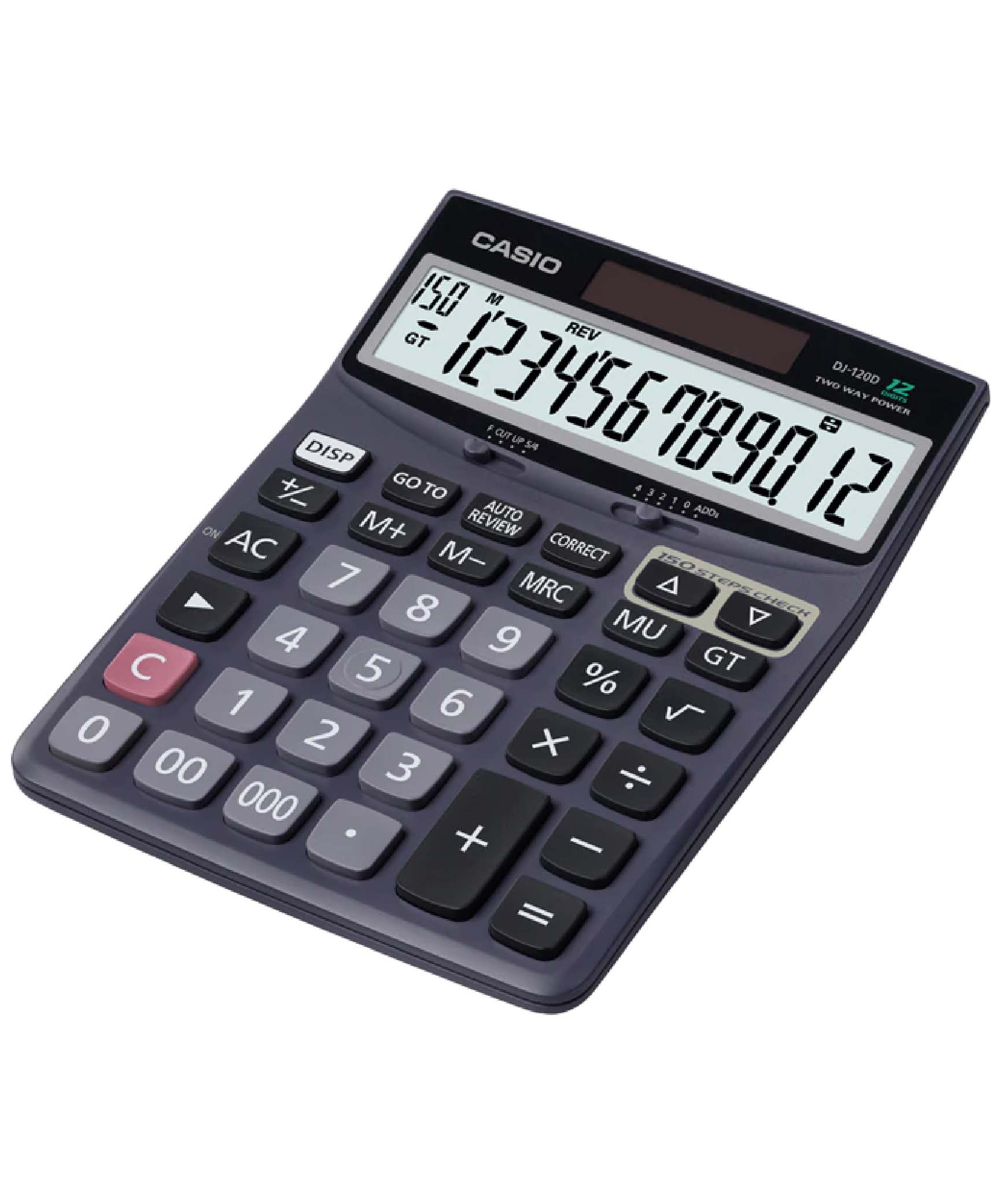 Casio Compact Desk Type Calculator, DJ120