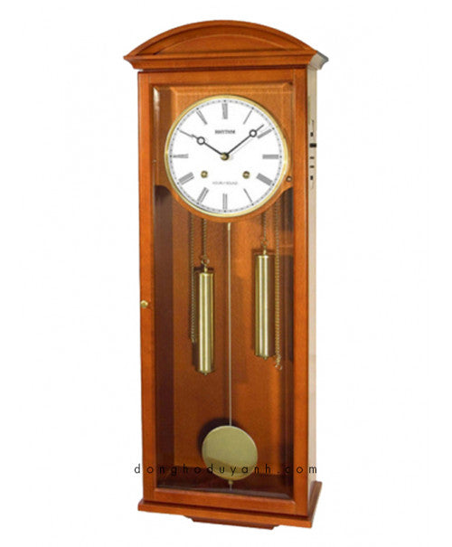 Rhythm, Wall Clock, Brown, CMJ379NR06