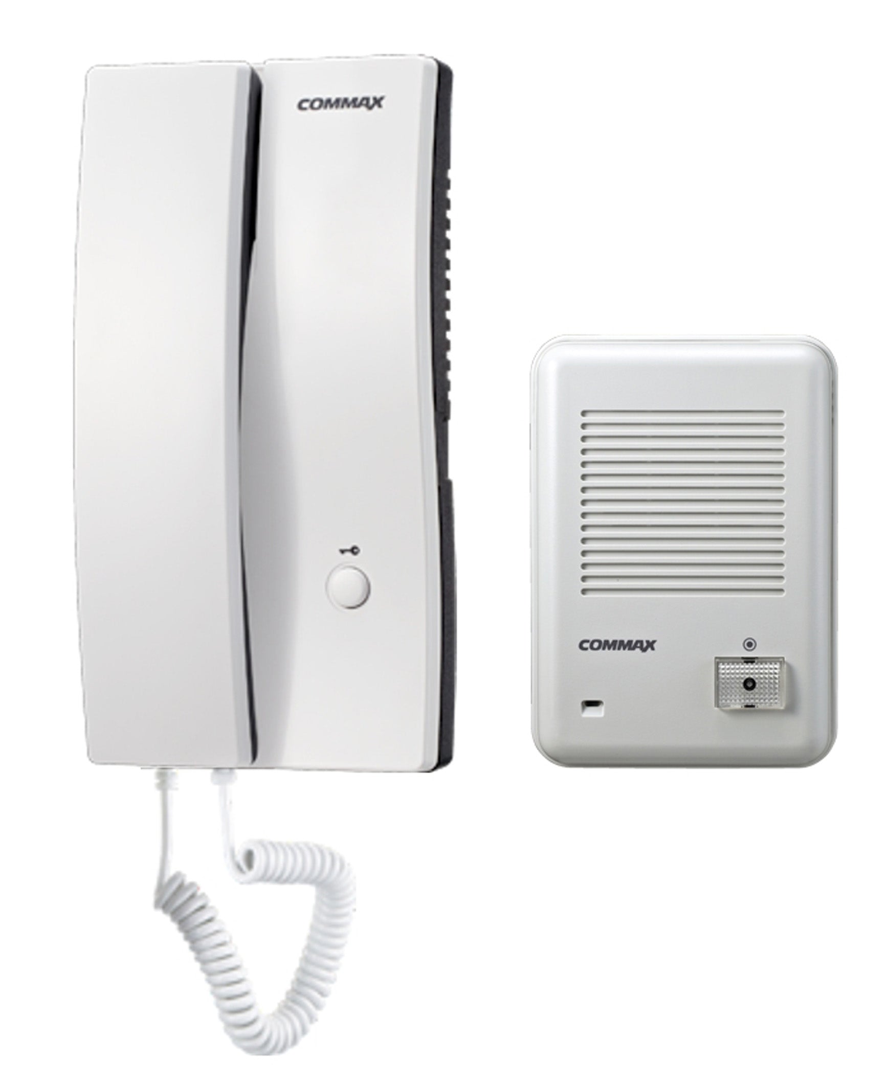 Commax Single Door Phone with Outdoor Door Bell Set, DP2S-DR201
