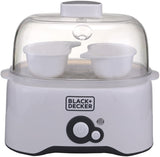 Black+Decker, Egg Cooker - White, 6 Eggs, Eg200-B5