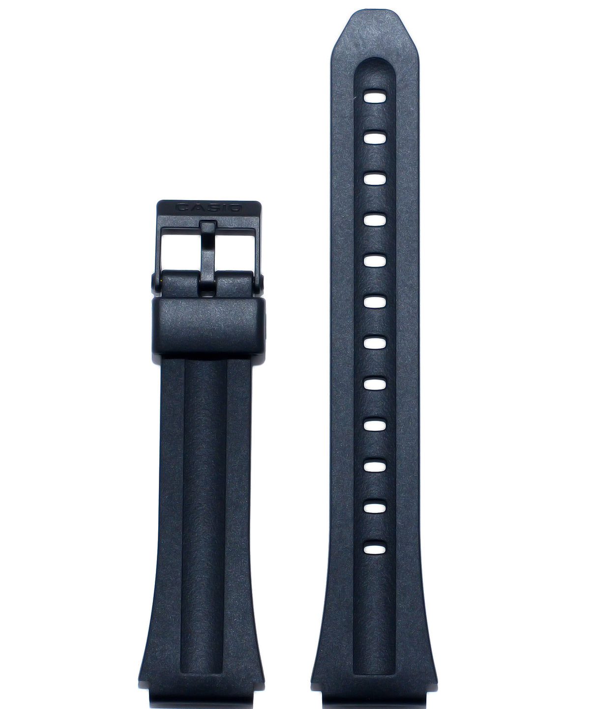 Casio Original Black Resin Band Watch Strap 22mm, CST10075268