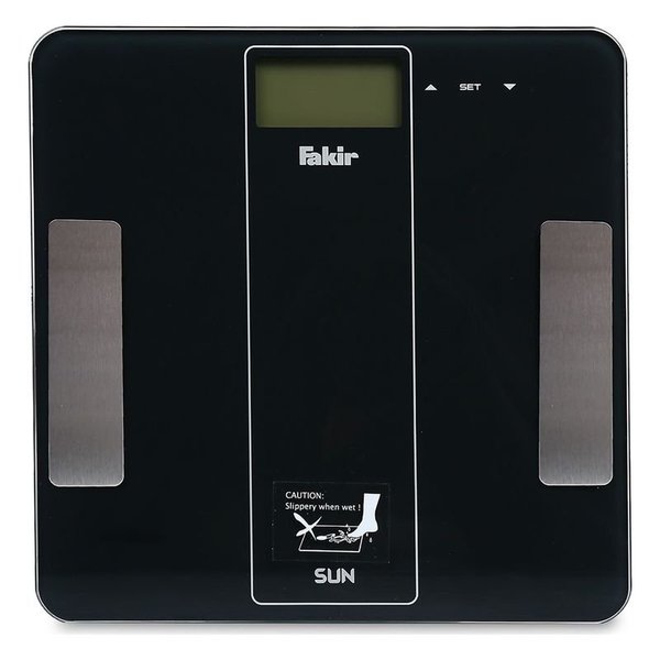 Fakir Bluetooth Body Fat Scale, Black, SUN