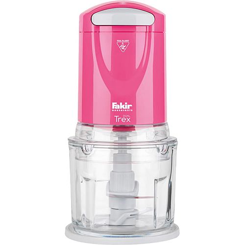 Fakir Trex Dual Glass Chopper, Fuchsia, 500W, TREXDUALFU
