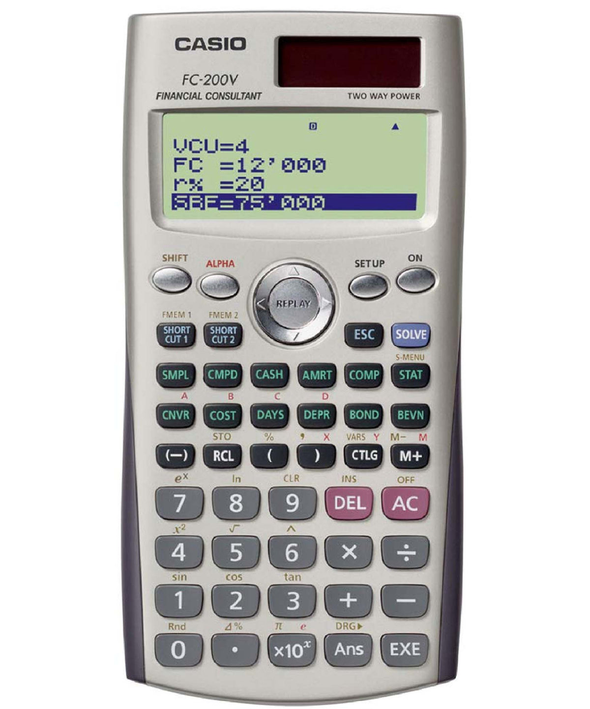 Casio Financial Calculator, FC200 