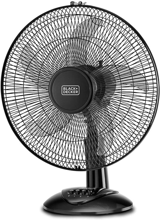 Black+Decker, 3 Speed 16-Inch Table Fan, 220V, FD1620 Fan BL-FD1620