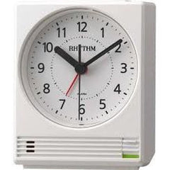 Rhythm, Beep Alarm Clock, White, 8RE651WR03