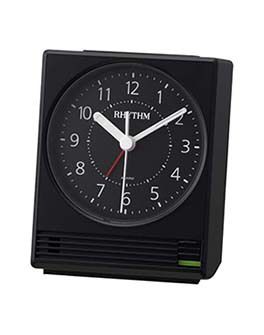 Rhythm, Beep Alarm Clock, Black, 8RE651WR02