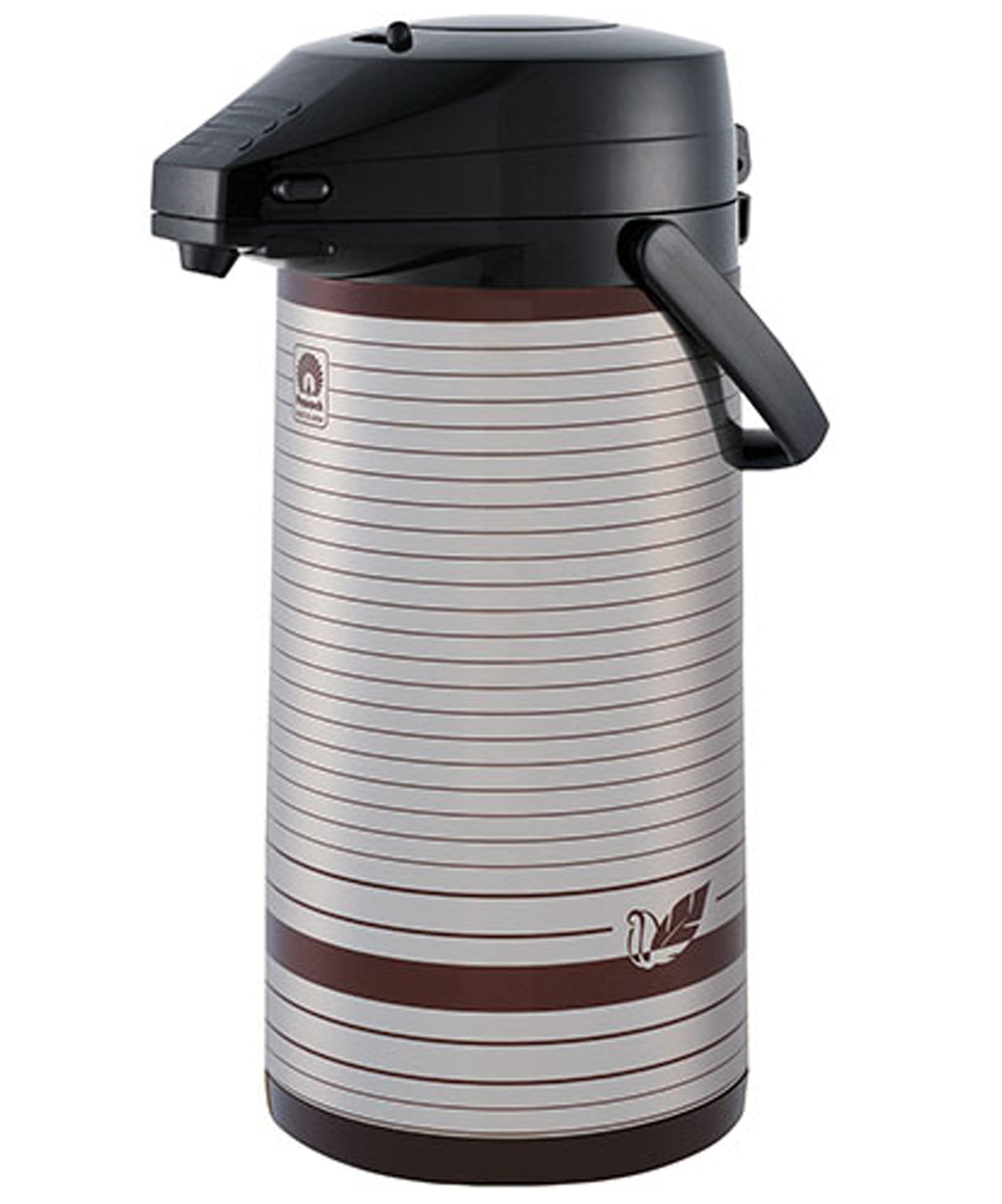 Peacock Stainless Steel Airpot Vacuum Flask 2.5 Litres, FP25