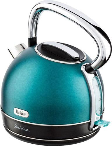 Fakir Goldie Kettle 1.7 Litres, 2200 W, Turquoise, GOLDIE TU