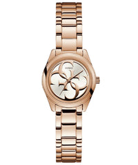 Guess, Women's Watch Analog, Micro G Twist White Dial Rose Gold Stainless Band, GW-W1147L3