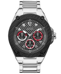 Guess, Men's Watch Analog, Black Dial Silver Stainless Band, GW-W1305G1