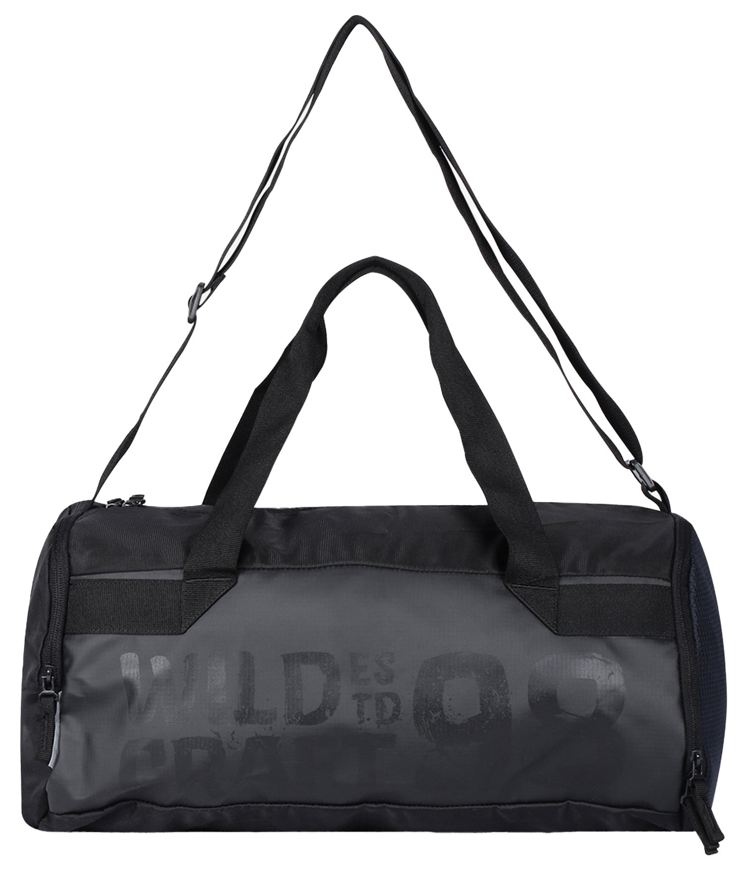Wildcraft Gym2 36ltr Black Gym Bag, GYM2 BLACK