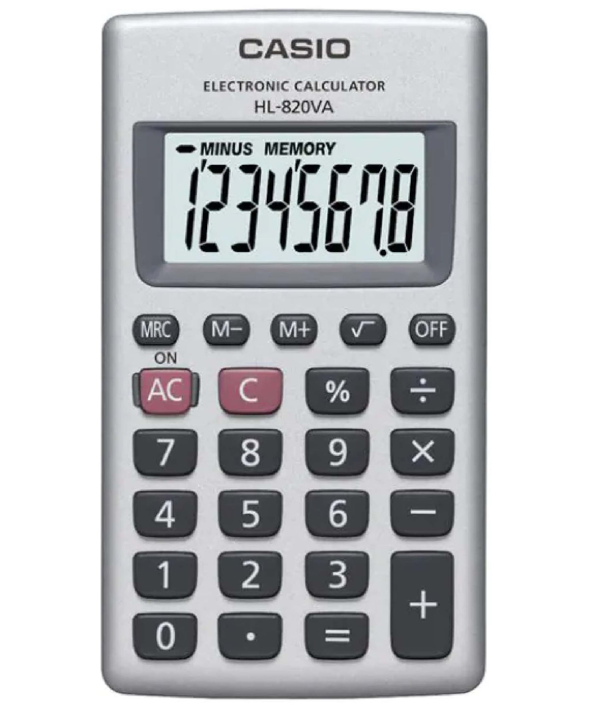 Casio Practical Portable Calculator, HL820