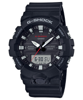 G-Shock Men's Watch Analog & Digital Combo, Black Dial Black Resin Band, GA-800-1ADR