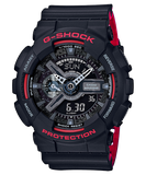 G-Shock Men's Watch Analog & Digital Combo, Black Dial Black Resin Band, GA-110HR-1ADR