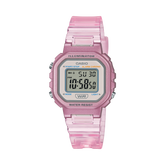 Casio Women's Watch Digital, Pink Dial Pink Resin Strap, LA-20WHS-4ADF