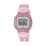 Casio Women's Watch Digital, Pink Dial Pink Resin Strap, LA-20WHS-4ADF