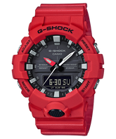 G-Shock Men's Watch Analog & Digital Combo, Black Dial Red Resin Band, GA-800-4ADR
