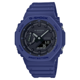 G-Shock Men's Watch Analog & Digital Combo, Black Dial Navy Blue Resin Band, GA-2100-2ADR