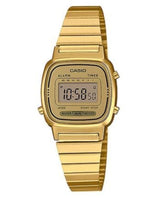 Casio men analog watch, gold dial with comfortable strap, model CS-LA670WGA-9DF, Bahrain