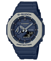 G-Shock Men's Watch Analog & Digital Combo, Blue Dial Blue Resin Band, GA-2110ET-2ADR