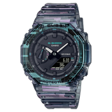 G-Shock Unisex Watch Analog & Digital, Black Dial Translucent Resin Band, GA-2100NN-1A