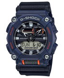G-Shock Analog & Digital, Black Dial Blue Resin Band Watch for Men, GA-900-2ADR