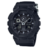 G-Shock Men's Watch Digital & Analog Combo, Black Dial Black Resin Band, GA-100BBN-1ADR