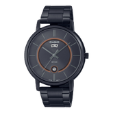 Casio Men's Watch Analog, Black Dial Black Stainless Steel Strap, MTP-B120B-8AVDF
