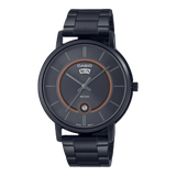 Casio Men's Watch Analog, Black Dial Black Stainless Steel Strap, MTP-B120B-8AVDF