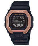 G-Shock Men's Watch Digital, Black Dial Black Resin Band With Bluetooth Connectivity,GBX-100NS-4DR